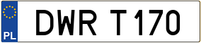 Truck License Plate
